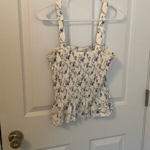 Rue 21 floral sleeveless top-Size L